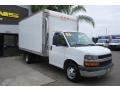 Summit White - Express Cutaway 3500 Commercial Moving Van Photo No. 2