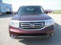 2013 Dark Cherry Pearl Honda Pilot Touring 4WD  photo #19