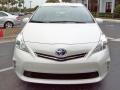 2012 Blizzard White Pearl Toyota Prius v Two Hybrid  photo #2