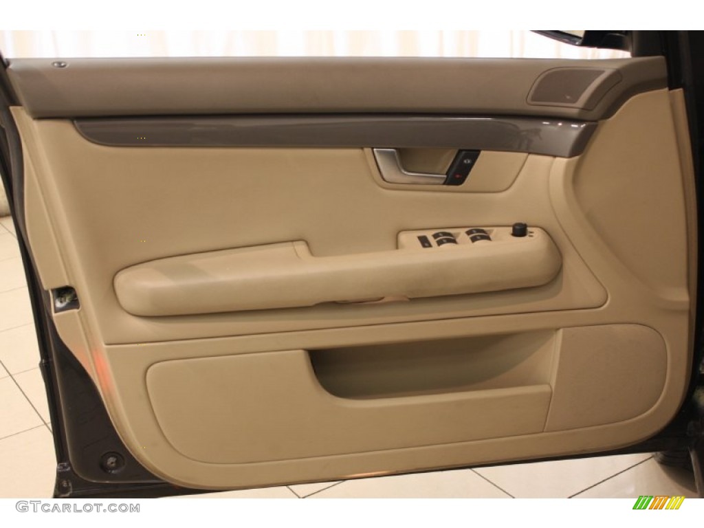 2003 A4 1.8T quattro Sedan - Ming Blue Pearl Effect / Beige photo #4