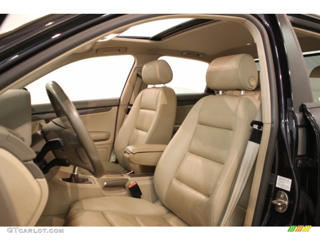 2003 A4 1.8T quattro Sedan - Ming Blue Pearl Effect / Beige photo #5