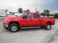 2012 Fire Red GMC Sierra 2500HD SLE Crew Cab 4x4  photo #4