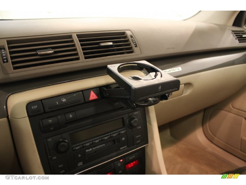 2003 A4 1.8T quattro Sedan - Ming Blue Pearl Effect / Beige photo #10