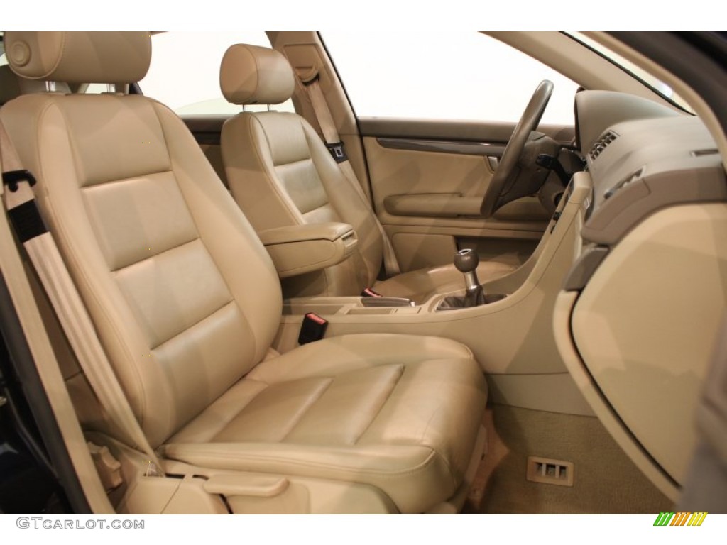 2003 A4 1.8T quattro Sedan - Ming Blue Pearl Effect / Beige photo #11