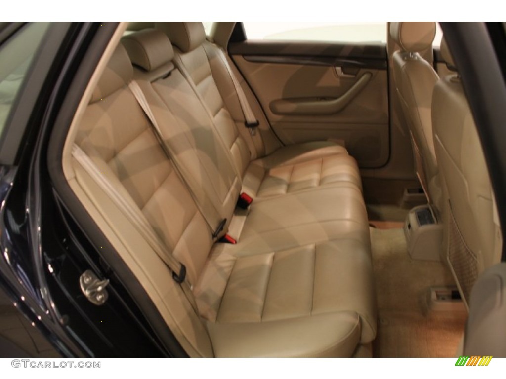 2003 A4 1.8T quattro Sedan - Ming Blue Pearl Effect / Beige photo #12