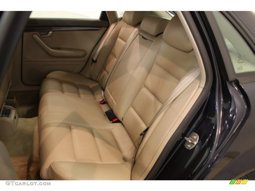 2003 A4 1.8T quattro Sedan - Ming Blue Pearl Effect / Beige photo #13
