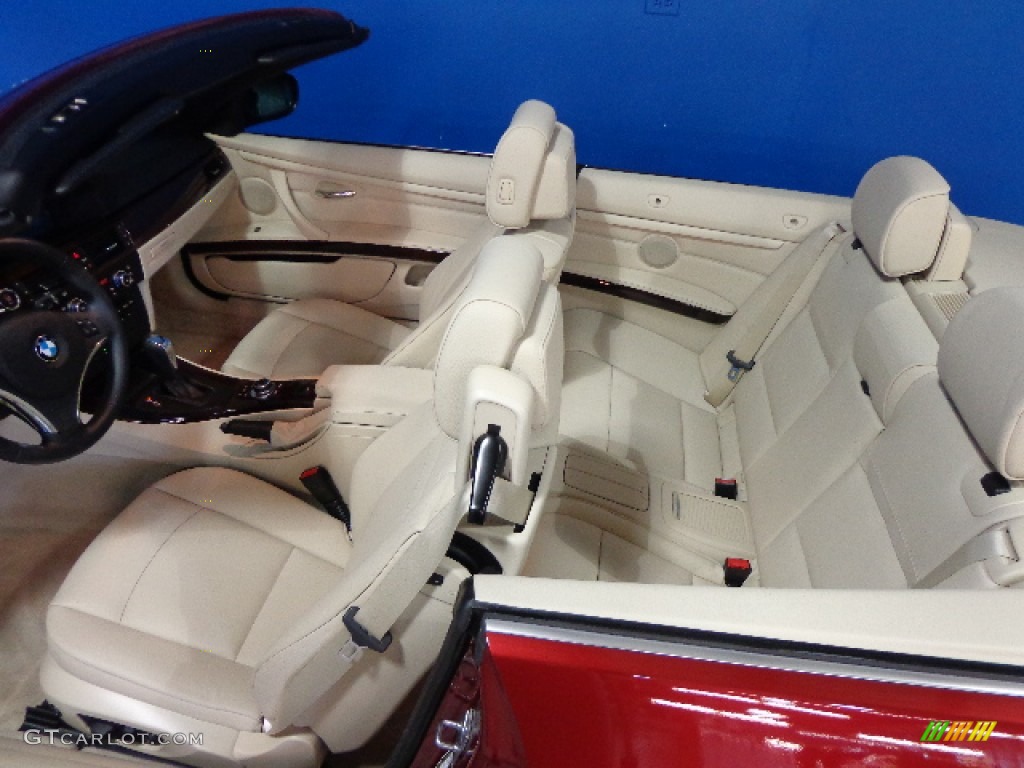2012 3 Series 328i Convertible - Vermilion Red Metallic / Cream Beige photo #26