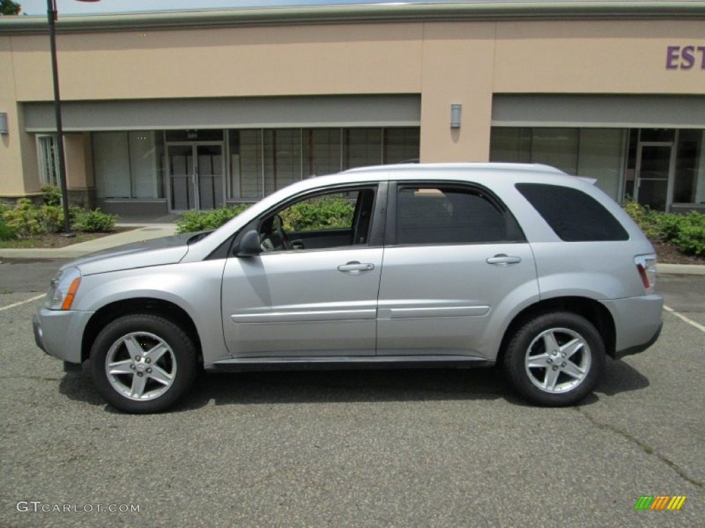 2005 Equinox LT AWD - Galaxy Silver Metallic / Light Gray photo #3