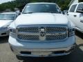 2013 Bright White Ram 1500 Laramie Quad Cab 4x4  photo #9