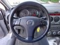 Gray 2004 Mazda MAZDA6 s Sport Wagon Steering Wheel