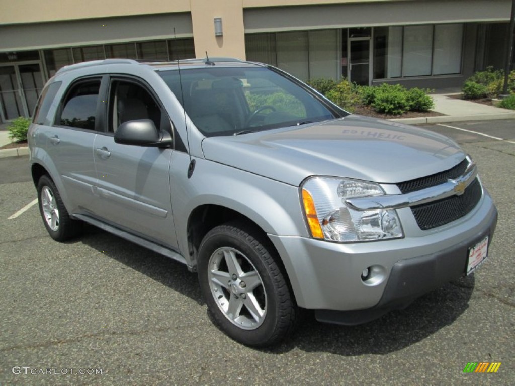 2005 Equinox LT AWD - Galaxy Silver Metallic / Light Gray photo #12