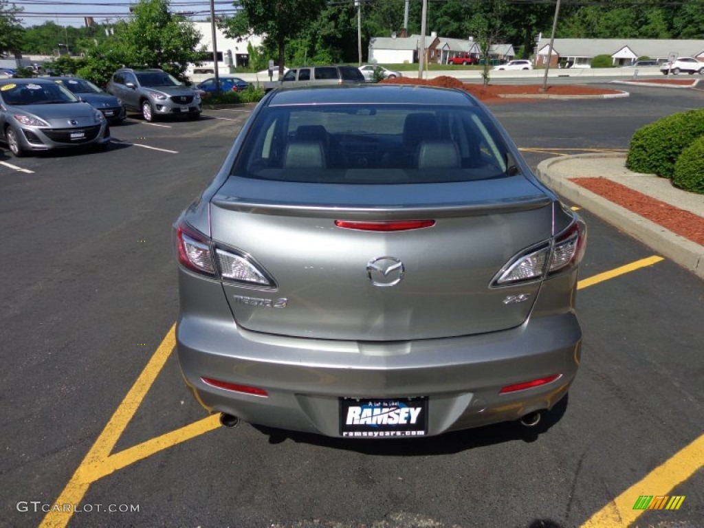 2011 MAZDA3 s Grand Touring 5 Door - Liquid Silver Metallic / Black photo #6