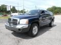 2005 Patriot Blue Pearl Dodge Dakota SLT Quad Cab 4x4  photo #3