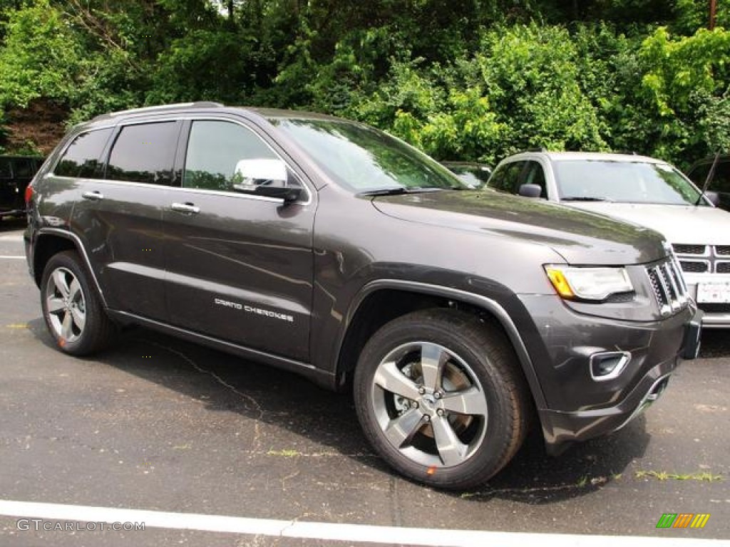 2014 Grand Cherokee Overland 4x4 - Granite Crystal Metallic / Overland Morocco Black photo #2