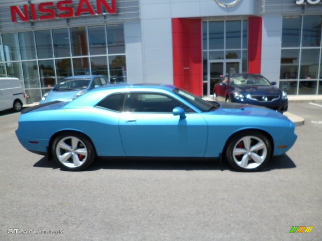 2010 Challenger SRT8 - B5 Blue Pearlcoat / Dark Slate Gray photo #12