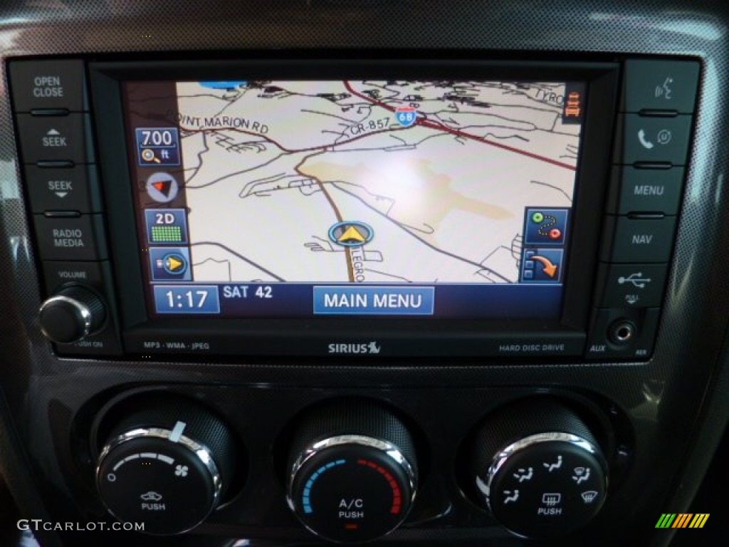 2010 Dodge Challenger SRT8 Navigation Photos