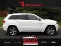 2014 Bright White Jeep Grand Cherokee Overland 4x4  photo #1