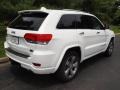 2014 Bright White Jeep Grand Cherokee Overland 4x4  photo #3