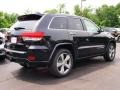 2014 Brilliant Black Crystal Pearl Jeep Grand Cherokee Overland 4x4  photo #3