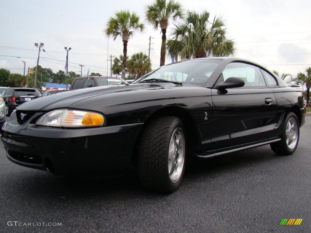 Black 1994 Ford Mustang Cobra Coupe Exterior Photo #81903676