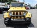 2000 Solar Yellow Jeep Wrangler Sport 4x4  photo #2