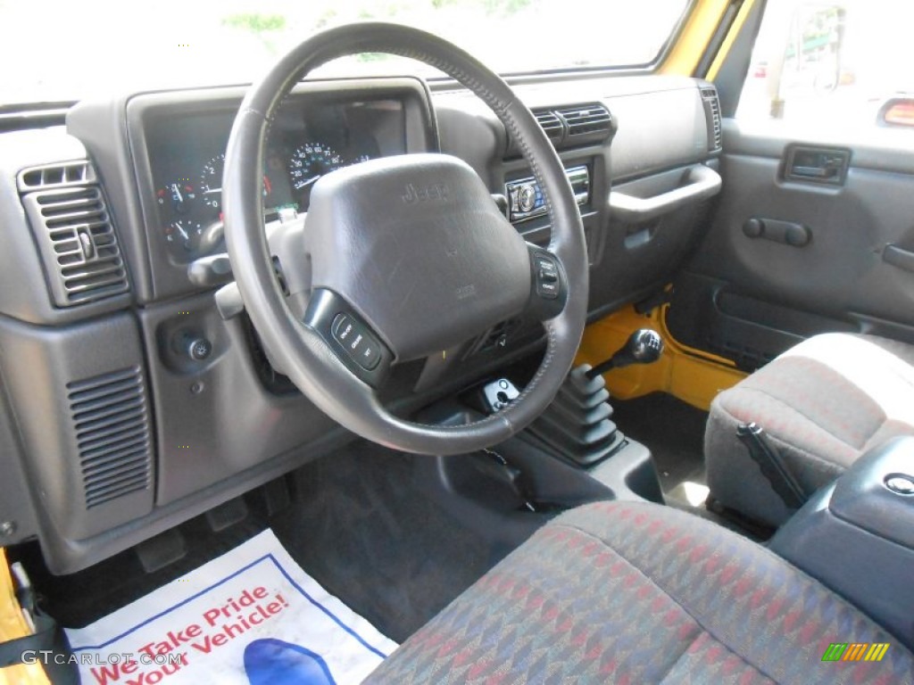 Agate Interior 2000 Jeep Wrangler Sport 4x4 Photo #81904546