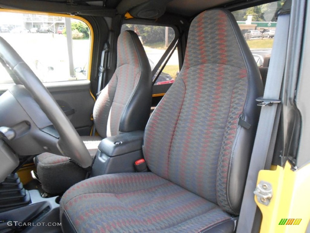 Agate Interior 2000 Jeep Wrangler Sport 4x4 Photo #81904598