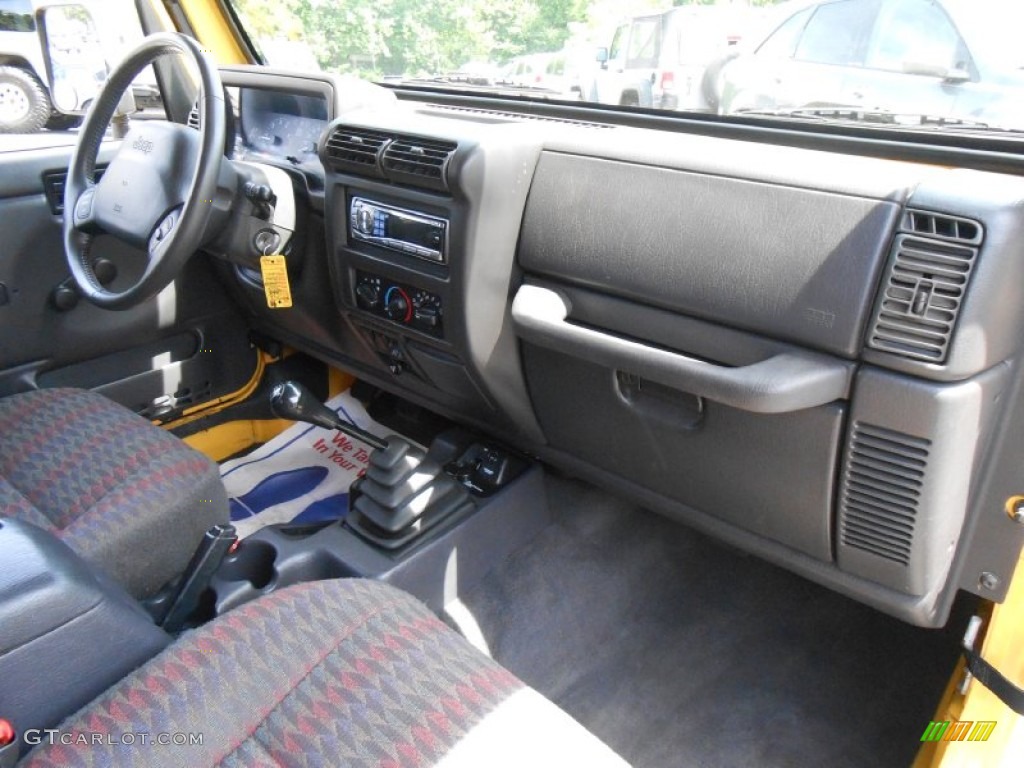 2000 Jeep Wrangler Sport 4x4 Agate Dashboard Photo #81904633