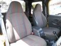 2000 Jeep Wrangler Agate Interior Front Seat Photo