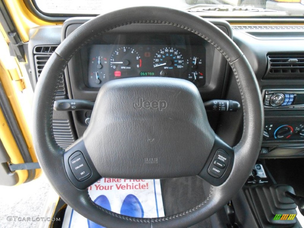 2000 Jeep Wrangler Sport 4x4 Steering Wheel Photos