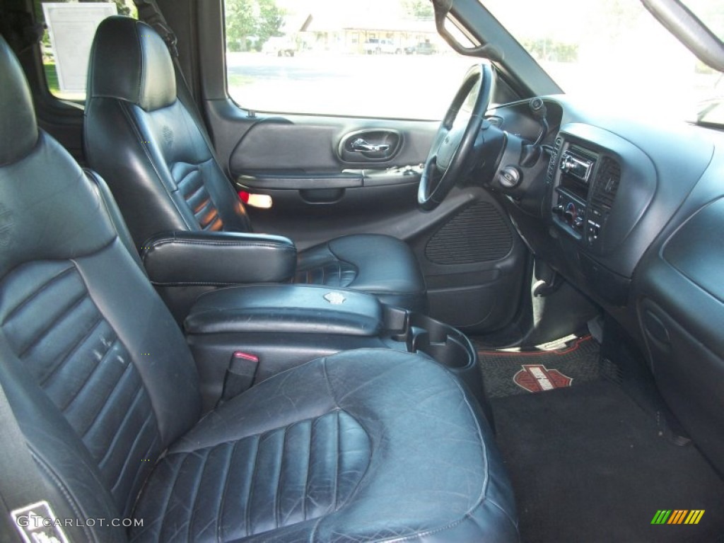 2000 Ford F150 Harley Davidson Extended Cab Front Seat Photo #81904789