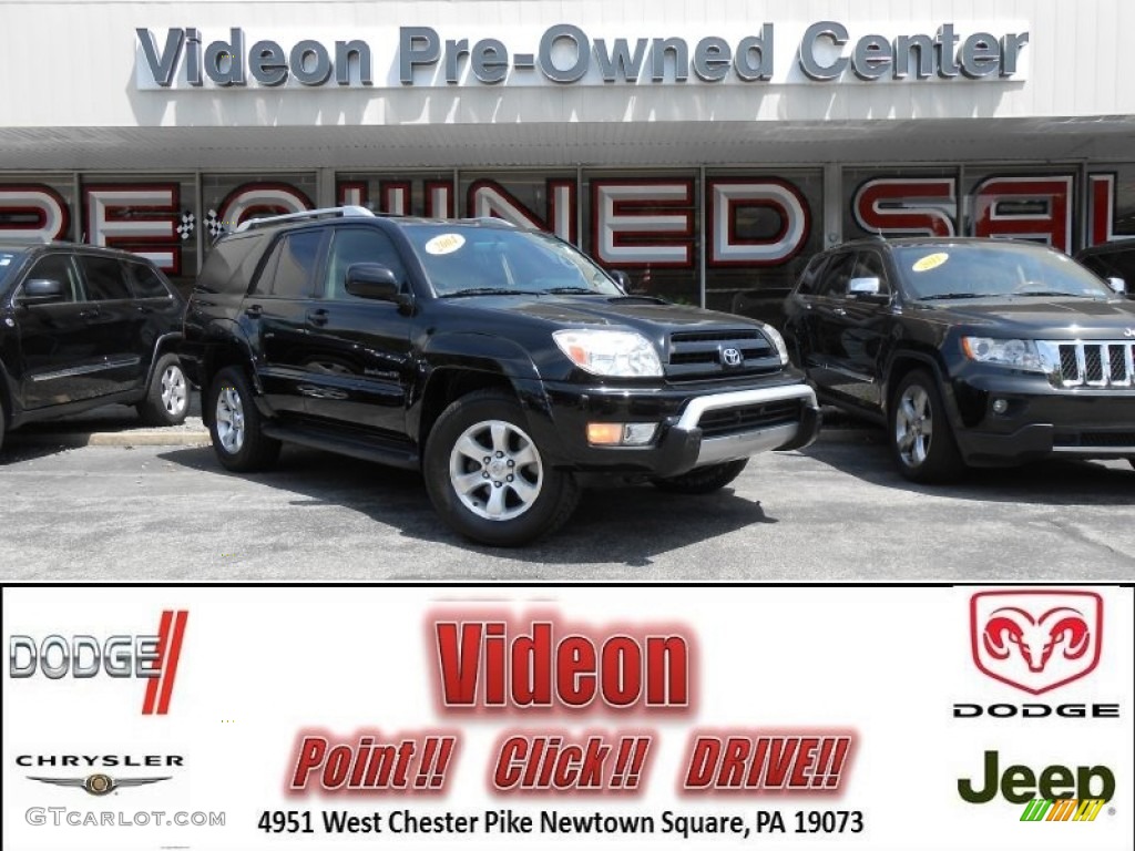 2004 4Runner Sport Edition 4x4 - Black / Dark Charcoal photo #1