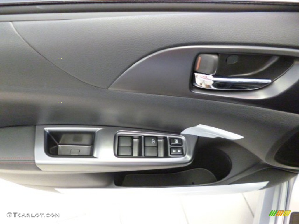 2013 Subaru Impreza WRX Limited 5 Door WRX Carbon Black Door Panel Photo #81905411