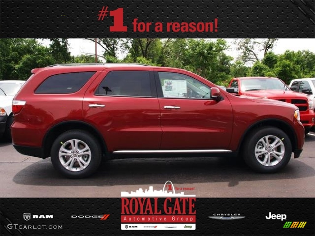 2013 Durango Crew AWD - Deep Cherry Red Crystal Pearl / Black photo #1