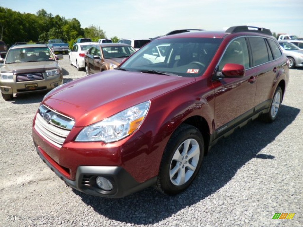 Venetian Red Pearl 2014 Subaru Outback 2.5i Premium Exterior Photo #81906435