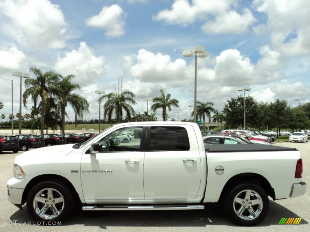 2011 Ram 1500 Big Horn Crew Cab - Bright White / Dark Slate Gray/Medium Graystone photo #12