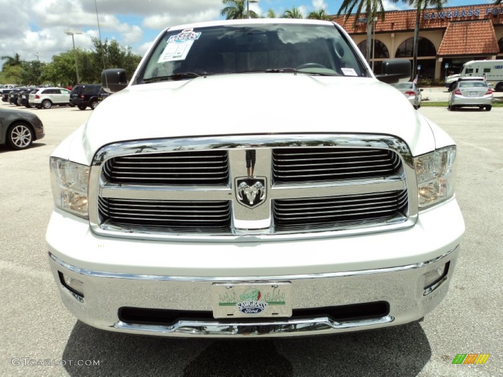 2011 Ram 1500 Big Horn Crew Cab - Bright White / Dark Slate Gray/Medium Graystone photo #15