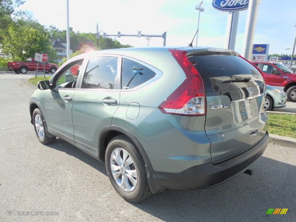 2012 CR-V EX 4WD - Opal Sage Metallic / Black photo #3