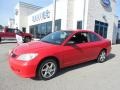 2004 Rally Red Honda Civic LX Coupe #81870477