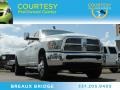 2011 Bright White Dodge Ram 3500 HD Laramie Crew Cab 4x4 Dually  photo #1