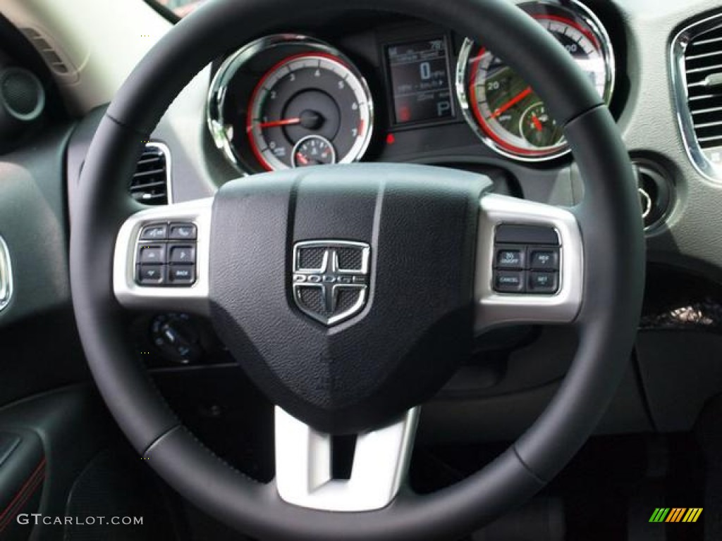 2013 Durango SXT AWD - Bright White / Black photo #6