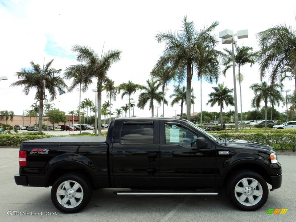Black 2007 Ford F150 FX4 SuperCrew 4x4 Exterior Photo #81907272