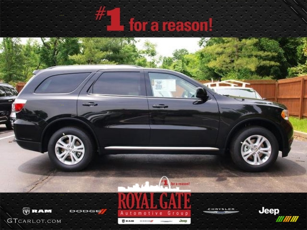 2013 Durango SXT AWD - Brilliant Black Crystal Pearl / Black photo #1