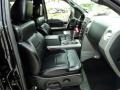 2007 Ford F150 Black Interior Front Seat Photo