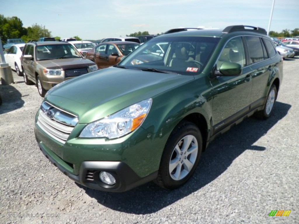 Cypress Green Pearl 2014 Subaru Outback 2.5i Premium Exterior Photo #81907735