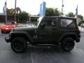 2008 Jeep Green Metallic Jeep Wrangler X 4x4  photo #5