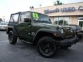 2008 Jeep Green Metallic Jeep Wrangler X 4x4  photo #23