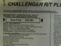 2013 Pitch Black Dodge Challenger R/T Plus  photo #8