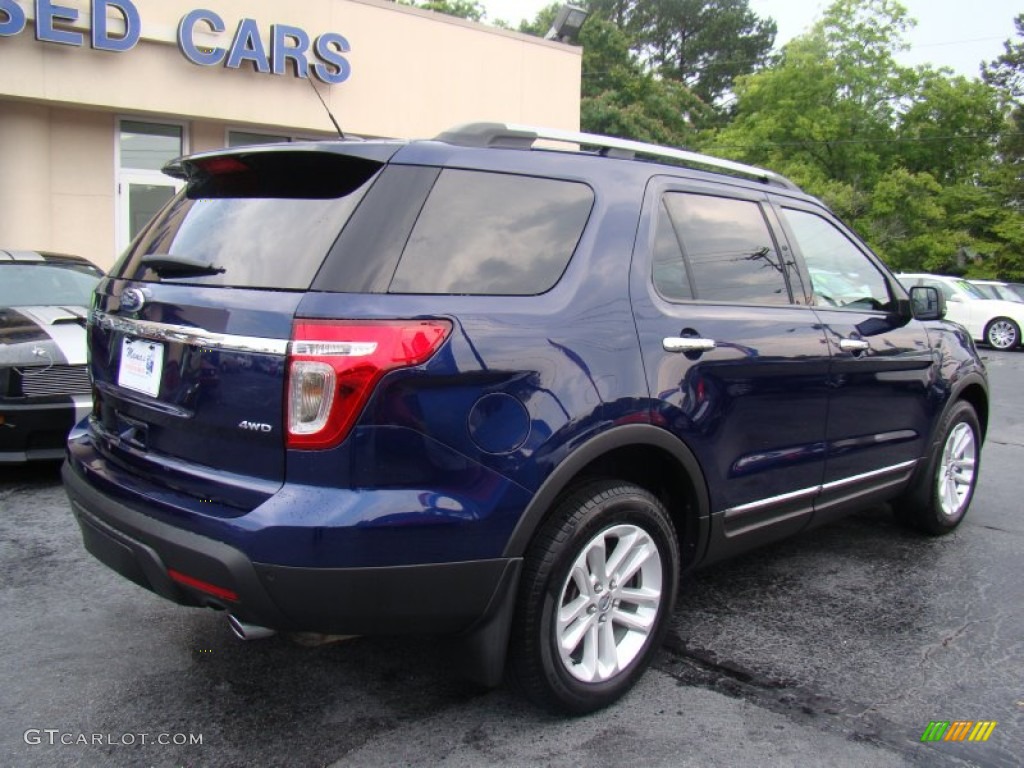 2011 Explorer XLT 4WD - Kona Blue Metallic / Charcoal Black photo #8