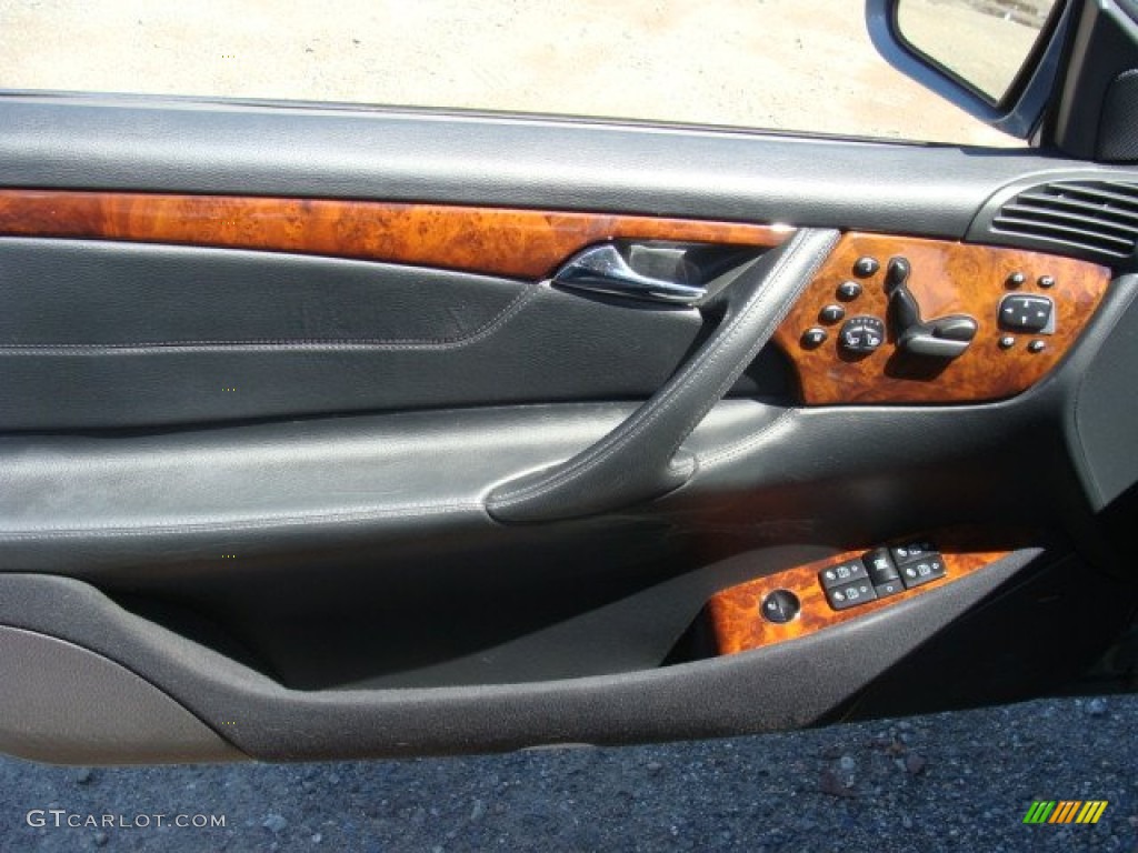 2005 Mercedes-Benz CL 55 AMG Charcoal Door Panel Photo #81909884